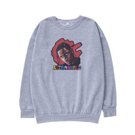 Astroworld Unisex Black Grey Pullover Hoodie