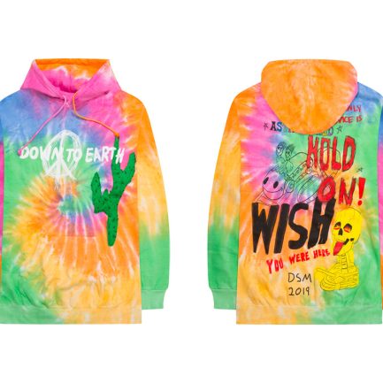 Down To Earth Travis Scott Astroworld Tie-Dye Hoodie