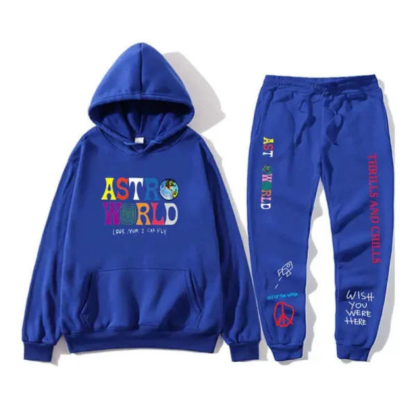 Travis Scott Astroworld Pants and Hoodie Set