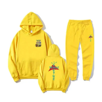 Travis Scott Cactus Jack Mcdonalds Pants And Hoodie Set