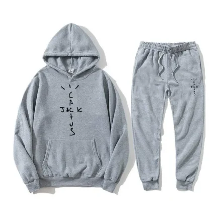 Travis Scotts Cactus Jack Track Pants Hoodie Set