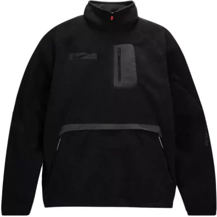 Travis Scott CACT.US CORP x Nike Quarter Zip Jacket Black